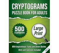 Cryptograms Puzzle Book For Adults (Tascabile)