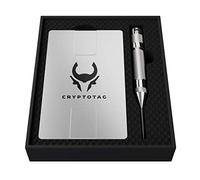 CRYPTOTAG Zeus Starter Kit - Premium Titanium Crypto Seed Storage - Ultimate Secure Backup per chiavi private - Compatibile con Ledger, Trezor e altri portafogli hardware