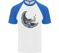 Cryptovaluta Data Mining The Moon Uomo S/S Baseball T-Shirt