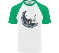 Cryptovaluta Data Mining The Moon Uomo S/S Baseball T-Shirt
