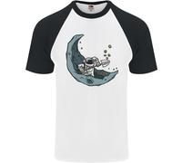 Cryptovaluta Data Mining The Moon Uomo S/S Baseball T-Shirt