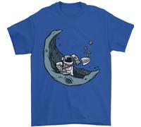 Cryptovaluta Data Mining The Moon Uomo T-Shirt 100% Cotone