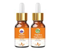 Crysalis Oil Combo : Angelica (Angelica Archangelica) - 1,01 Fl Oz (30 ml) & Violet (Viola odorata) Oil - 1,01 Fl Oz (30 ml)