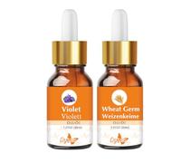 Crysalis Oil Combo : Violet (Viola odorata) - 1,01 Fl Oz (30 ml) & Wheat Germ (Triticum aestivum) Oil - 1,01 Fl Oz (30 ml)