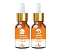 Crysalis Oil Combo : Yarrow (Achillea millefolium) - 1,01 Fl Oz (30 ml) & Neroli (Citrus Aurantium) Oil - 1,01 Fl Oz (30 ml)