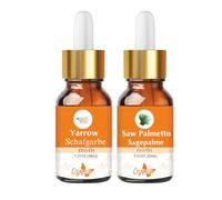 Crysalis Oil Combo : Yarrow (Achillea millefolium) - 1,01 Fl Oz (30 ml) & Saw Palmetto (Serenoa repens) Oil - 30 ml/1,01 Fl oz