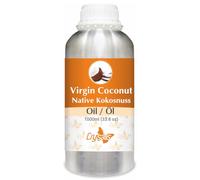Crysalis Olio di cocco vergine (Cocos nucifera) - 1000 ml/33,8 Fl oz