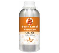 Crysalis - Olio di semi di pesca (Prunus Persica) - 1000 ml/33,8 Fl oz