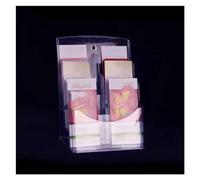 CRYSEU Scaffali in acrilico, Espositore porta riviste trasparente, contenitore decorativo da parete(Style2,3F)