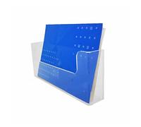 CRYSEU Scaffali in acrilico, Libreria da parete da 6,3 pollici, libreria sospesa in acrilico trasparente(Style2)