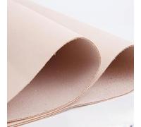 CRYSEU Tessuto in Vera Pelle, Pelle Bovina Pieno Fiore conciata al vegetale, Pezzi di Varie Dimensioni da 1,0 a 4,0 mm(30x60cm,Thick 2.0mm)