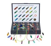 Crystal Advent Countdown Calendar 2025-24 Day Christmas Pendant Set, Sparkling Crystal Ornaments, Festive Jewelry Decoration for Holiday, Festival & Halloween Celebration