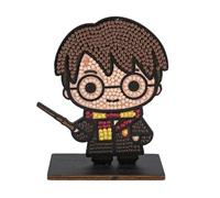 CRYSTAL ART Buddies - il Kit Diamond Painting Originale, Harry Potter, con Diamatini in Resina Brillante, Set Creativo 6+ con Supporto in Legno, 11cm, CAFGR-HPS001