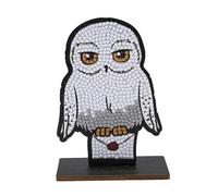 CRYSTAL ART Buddies - il Kit Diamond Painting Originale, Hedwig, Collezione Harry Potter con Diamatini in Resina Brillante, Set Creativo 6+ con Supporto in Legno, 11cm, CAFGR-HPS005