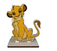 CRYSTAL ART Simba - Kit di figure diamantate, motivo: Re Leone Disney