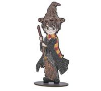 CRYSTAL ART Buddies XL - il Kit Diamond Painting Originale, Harry Potter, Collezione Harry Potter con Diamatini in Resina Brillante, Set Creativo 6+ con Supporto in Legno, 20-25cm, CAXLBD-31HPS015