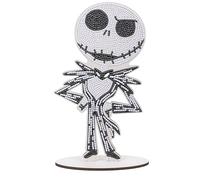 CRYSTAL ART Buddies XL-Il Kit Diamond Painting Originale, Jack Skellington, Collezione Disney con Diamatini in Resina Brillante, Set Creativo 6+ con Supporto in Legno, 20-25cm, CAXLBD-31DNY012