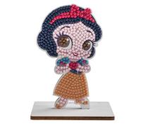 CRYSTAL ART Disney - Set di figure diamantate, colore: Bianco Neve