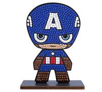 CRYSTAL ART Kit statuetta diamantata Marvel - Captain America