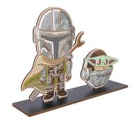 CRYSTAL ART Mandalorian & Grogu Duo Buddies XL Kit Double Buddies