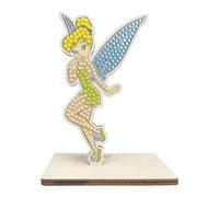 CRYSTAL ART Peter Pan - Set completo di figure in legno da collezione La Fée Campanella