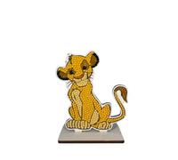 CRYSTAL ART Simba - Kit di figure diamantate, motivo: Re Leone Disney