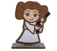 CRYSTAL ART Star Wars Diamond Figur Set - Prinzessin Leia