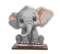 Pittura di diamanti Safari: Elefante