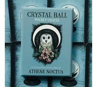 CRYSTAL Ball Pocket Oracle Cards Mazzo 13 Carte E Guida