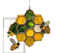 Crystal Ball - Prisma Sunshine Catcher | Cristalli di Finestra sospesi | Honeybee Sun Catcher | Decorazione di Leggere con Catcher di Sole a d'Ape per Il Giardino, Il Balcone e l'ar