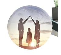 Crystal Ball Video Player - Digital Display with Built-In Speaker | Decorative Crystal Photo Ball, Portable Media Player, Desk Table Family Home Bedroom, 7cm ABS Glass