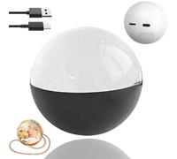 Crystal Ball Video Player - Display digitale per caricare video e foto, display di memoria personalizzato con funzione battito cardiaco, perfetto per coppie e animali domestici