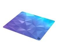ENDORFY Crystal Blue L, tappetino per mouse 450x400 mm L, guida per mouse liscia, bordo stampato, base in gomma antiscivolo, design elegante