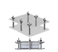 Crystal Card Press - Scheda acrilica appiattire ripristino | Pressa appiattirla della scheda portatile | Scheda senza sforzo Pressa appiattivistica | Strumento di raddrizzamento della carta per carte