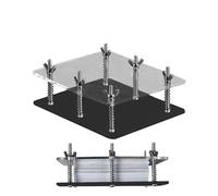 Crystal Card Press - Scheda acrilica appiattire ripristino | Pressa appiattirla della scheda portatile | Scheda senza sforzo Pressa appiattivistica | Strumento di raddrizzamento della carta per carte