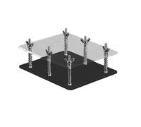 Crystal Card Press, Schmooter, unità di riparazione di carte acriliche trasparente, strumento di correzione delle carte, protezione per carte da gioco, porta carte di carta, accessori da gioco, in