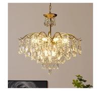 Crystal Chandelier Master Bedroom Chandelier Dining Room Decoration Ceiling Mounted Light Fixture Modern Minimalist And Luxuriou