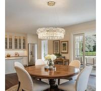 Crystal Chandeliers For Dining Room Living Luxury Large Chandelier Pendant Light Fixture Kitchen Island