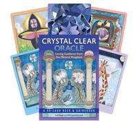 CRYSTAL Clear Oracle Cards Deck E Guida Mineral Bear & Company BRC10