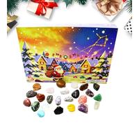 Crystal Countdown Calendar - Collectible Natural Mineral Set
