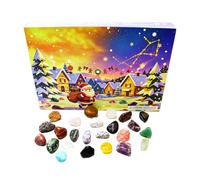 Crystal Countdown Calendar - Natural Mineral Collectible Calendar