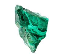 Crystal Di Malachite - Pietra Naturale A Fette Grezza E Lucidata, Lucentezza Naturale Ornamentale Ornamentale | Pietre Purificanti Che Possono Essere Usate Come Decorazioni Per Vasi Per Piante Ornamen