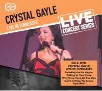 Crystal Gayle Live in Tennessee (CD) Album with DVD