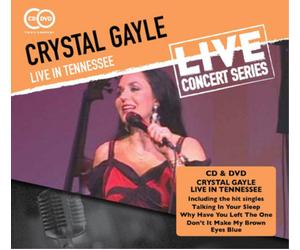 Crystal Gayle Live in Tennessee (CD) Album with DVD
