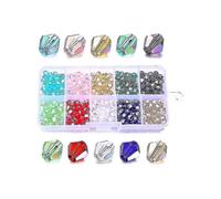 Crystal Glass Beads, Jewelry Making, Various Color Beaded Containers