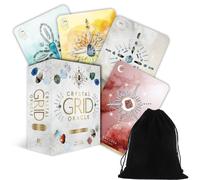 Crystal Grid Oracle Cards Deck Deluxe Edition Rockpool Publishing Con Borsa