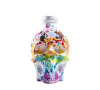 Crystal Head Pride Vodka Liscia prodotta con tre filtrazioni 700ml 40% Vol | Vodka premium senza additivi, edizione limitata Pride, bottiglia a teschio, 4 distillazioni e 7 filtrazioni, regalo originale