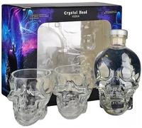 CRYSTAL HEAD VODKA 70 CL CONFEZIONE CON DUE BICCHIERI GRANDI