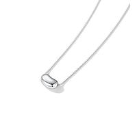 Crystal Heart Necklace,925 Pea Beadcle Cnecklace for Women Girls Birthday Party Jewelry The for Women//40Cm ADD 5Cm