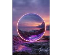 Crystal Horizon Journal - Glowing Glass Sphere Sunset Notebook: A Dreamy, Surreal, Photo-Quality with Vivid Colors, Magical Light, and Tranquil Atmosphere